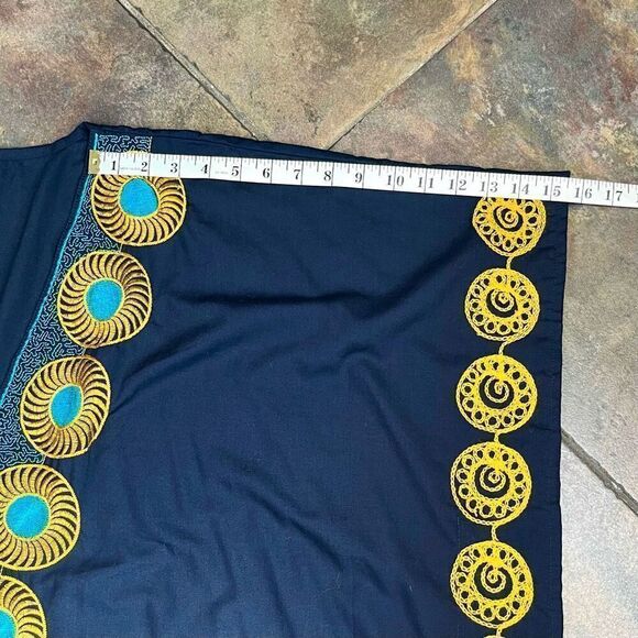 La LeeLa Women Maxi Summer Dress Swimsuit Cover-up Low Cut V-neck One Size Fits - Picture 5 of 9